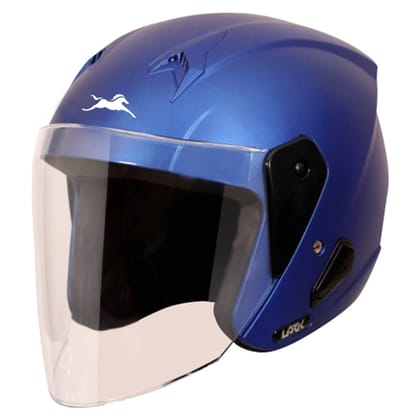 TVS Helmet Half Face Blue L