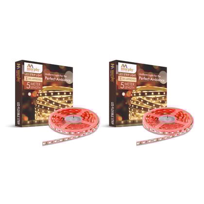 LED STRIP LIGHT 60 LED/Mtr. WITH DRIVER-Red / Pack of 2