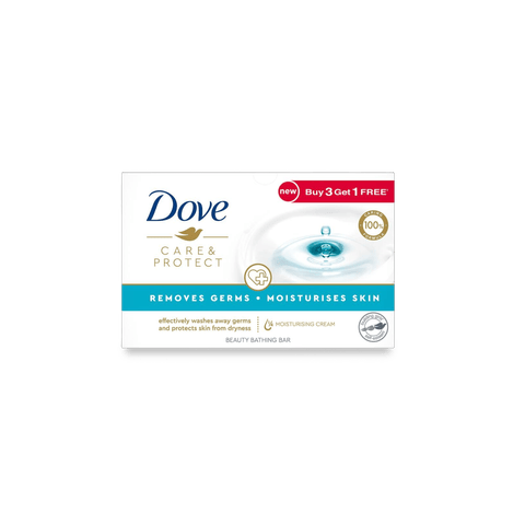 Dove Care & Protect Moisturising Cream Beauty Bathing Bar, 400 gm Box