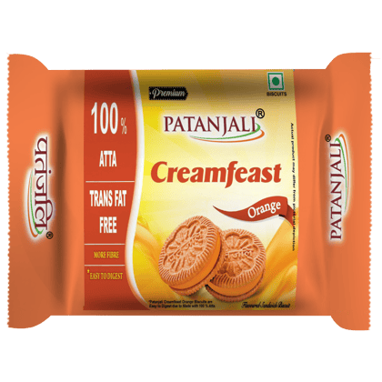 CREAMFEAST ORANGE BISCUIT 120 GM - T