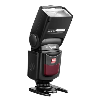 Digitek (DFL-088) Universal Electronic Flash Speedlite for DSLR Cameras Canon Nikon Pentax Olympus with Standard Hot Shoe Mount (Without Trigger)