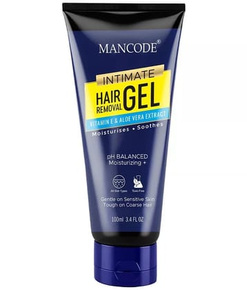 Mancode Intimate Hair Removal Gel Mens Intimate Wash 1 Pcs