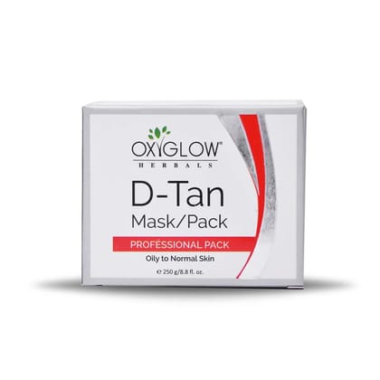 OxyGlow D-Tan Mask for Men and Women 250G