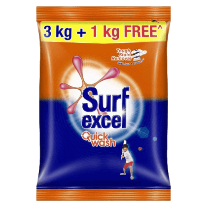 Surf Excel Detergent Powder Quick Wash 3kg