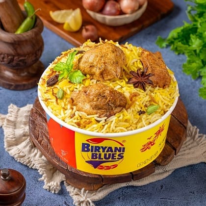 Hyderabadi Chicken Dum Biryani Boneless (Serves 1 (3 Pcs))