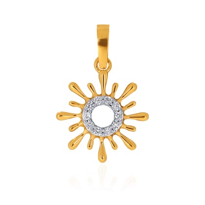 Senco Gold 14K Yellow Gold Kids Diamond Pendant