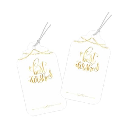 Luxe Personalised Gift Tags - Golden Elegance-25 gift tags