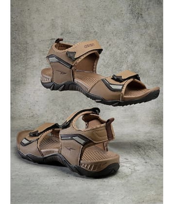 ASIAN - Brown Men's Floater Sandals - None