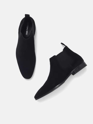 GORDON & BROS S.BLACK MEN CHELSEA BOOTS