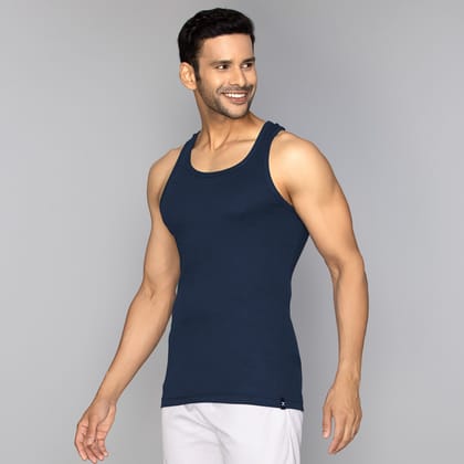 Nova Round Neck Racer Back Vest Midnight Blue S