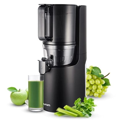 Hurom H-200 Cold Press Juicer 200W Powerful-Hurom H-200 Cold Press Juicer 200W Powerful - Black