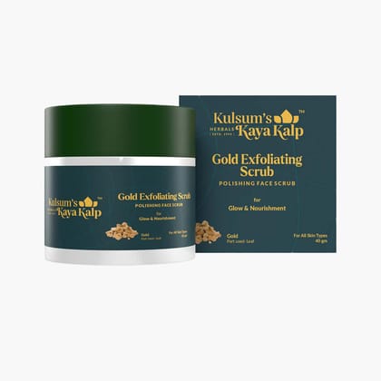 Kulsum's kayakalp Gold Exfoliating Scrub 40gm