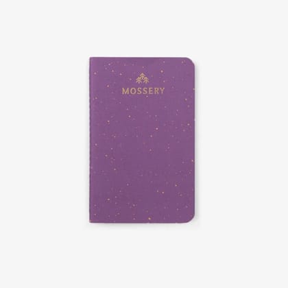 Purple Stardust Pocket Notebook