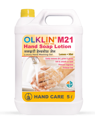 OLKLIN®-M21 (Hand Soap Lotion, LEMON + MINT) - Refill-5 ltr