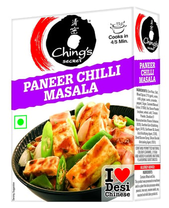 Chings Paneer Chilli Miracle Masala, 50 G Pouch