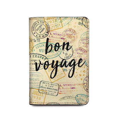 Bon Voyage Passport Cover