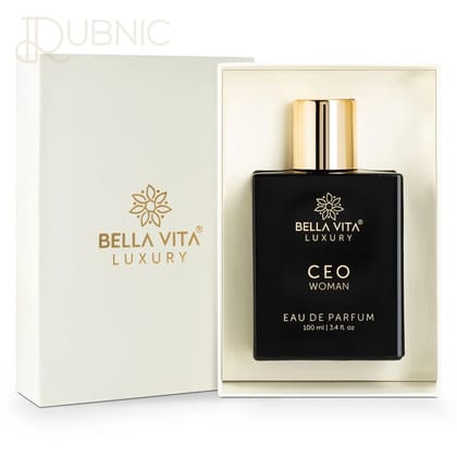 Bella Vita Organic CEO Woman Eau De Parfum 100 ml - Long-Lasting and Exotic Fragrance with Earthy and Spicy Notes