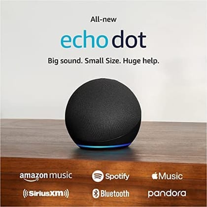 Amazon All-New Echo Dot 5th Gen 2023 release-Amazon All-New Echo Dot (5th Gen, 2023 release) - Charcoal