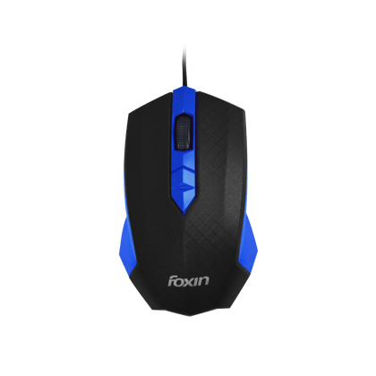 Foxin Smart Wired Mouse-Blue