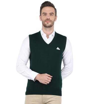 Monte Carlo - Green Woollen Mens Pullover Sweater ( Pack of 1 ) - None