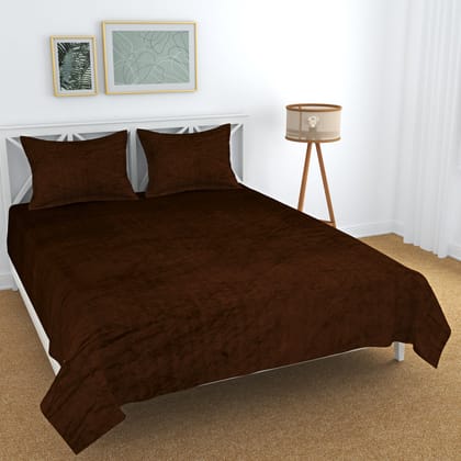 David Off Warm Winter Flannel Flat King Bedsheet (100 x 108)-King