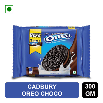 Cadbury Oreo Chocolate Creme Biscuit, 300 gm Pouch