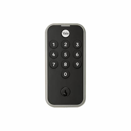 Yale TYE Digital Door Lock with Electronic Keypad for Interior/Exterior Doors, Compatible for Home, Office, Hotel, Store Room & Garage- Silver