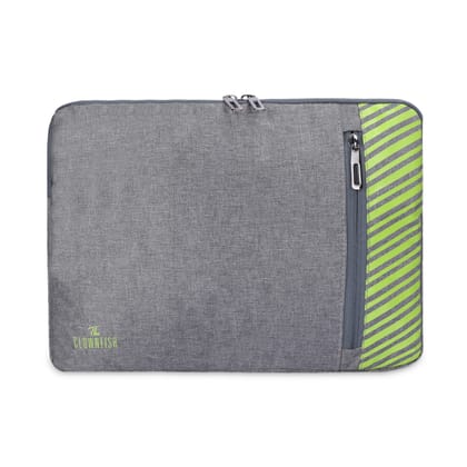 THE CLOWNFISH Algo Series Polyester Unisex 13 Inch Laptop Bag Tablet Case Grey-THE CLOWNFISH Algo Series Polyester Unisex 13 Inch Laptop Bag Tablet Case (Grey)