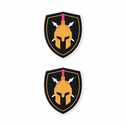 Spartan Helmet Sticker by StealthMark - Pack of 2