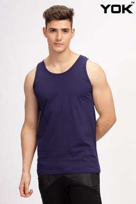 Navy Tank top-S