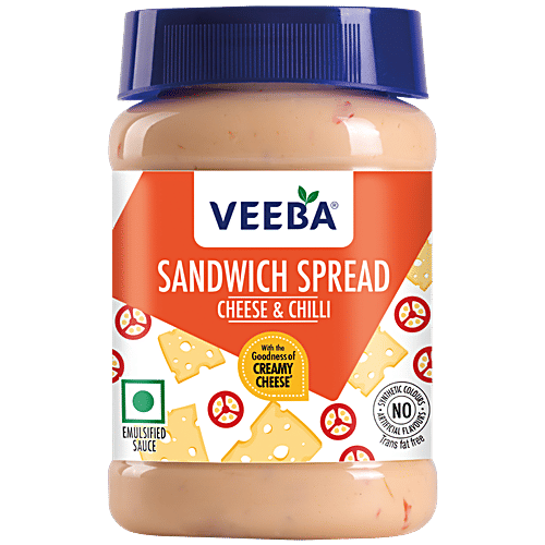 VEEBA Sandwich Spread - Cheese & Chilli, 250 g