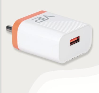 VIP TC-52 2.4A SINGLE USB CHARGER  WITH V8 CABLE BOX PACKING 1 YR WARRANTY