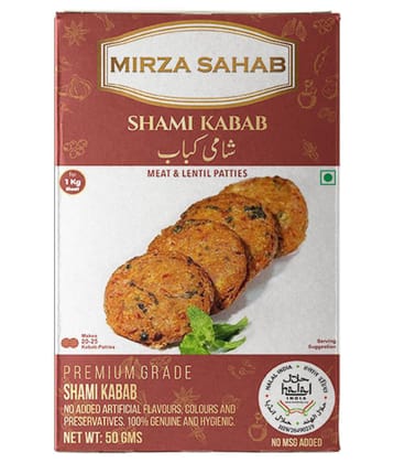 Mirza Sahab Shami Kabab Masala Instant Mix 50 gm Pack of 4