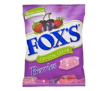 Fox's Crystal Clear Candies - Berries, 90 gm