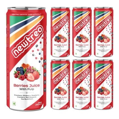 Newtreo Berries Juice with Pulp 250ml