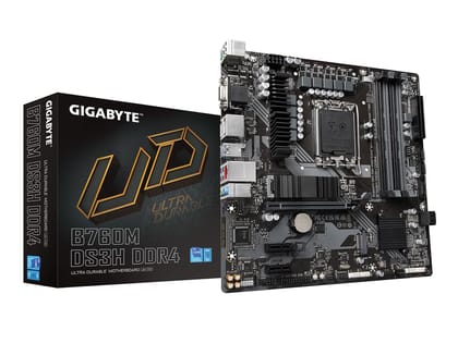 Gigabyte B760M DS3H DDR4 Motherboard- Black