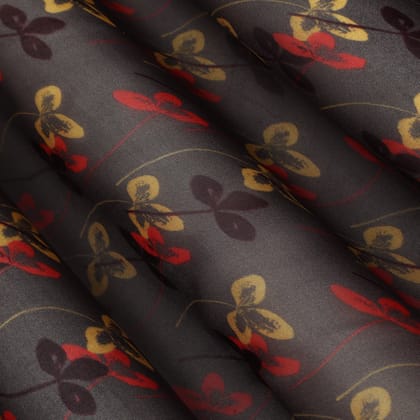 Multi Color Organza Print Fabric