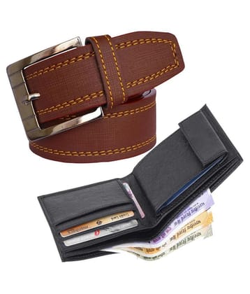 Loopa Multi PU Belts Wallets Set Belt Pack of 2 - None