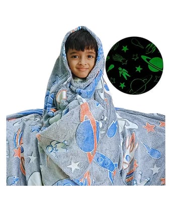 Kids Glow Blanket for Boys & Girls, 3-15 years Queen Size Blanket