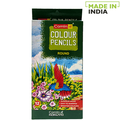 Camlin Full Size Colour Pencil, 12 Shades, 1 Pc