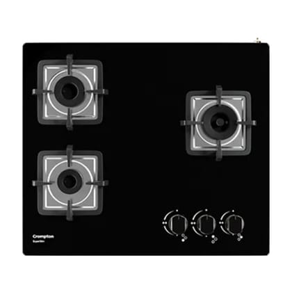 Crompton 60 cm 3 Burner Cooktop Superslim TAB-SUHB603-MBL