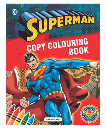 Superman Copy Colouring Book