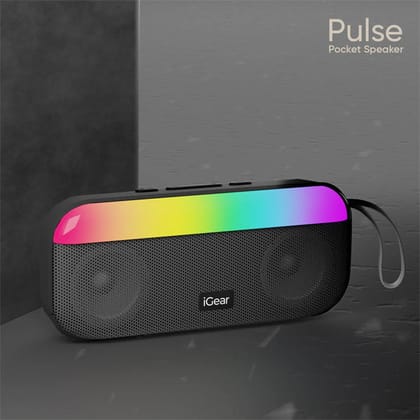 iGear Pulse Bluetooth Party Speaker-iGear Pulse Bluetooth Party Speaker - White