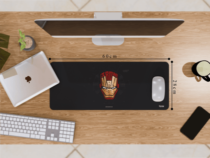 "IRON MAN- MARVEL" Gaming Mousepad – Elevate Your Gaming Experience-Medium (28CM x 60CM)