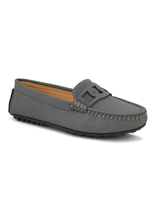 Women Loafers-Grey / 3