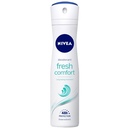 Nivea Fresh Comfort Women Deodorant - Long Lasting Freshness & 48H Protection, 150 Ml