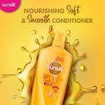 Sunsilk Nourishing Soft & Smooth Shampoo - With Egg Protein, Almond Oil & Vitamin C, For 2X Smoother & Softer Hair, 650 Ml