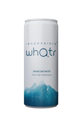 Responsible Whatr Carbonated Sparkling Water Based Beverage, 250 ml - Pack of 36 Can