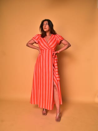 May Wrap Dress-XS