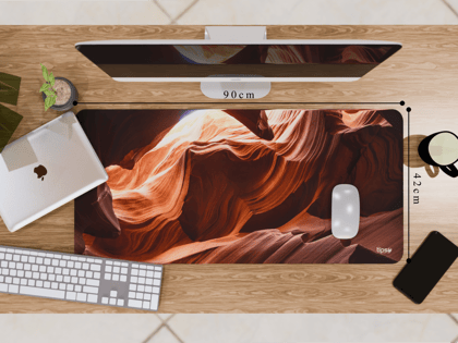 "Abstract Mountain Pattern" Gaming Mousepad – Elevate Your Gaming Experience-Extra Large (42CM x 90CM)